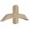 Ekena Millwork Bellingham Rough Sawn Timber Gable Bracket, Douglas Fir, 36"W x 15"H x 4"D x 4"F, 10/12 Pitch GBW036X15X0404BEL00RDF - alternate 5